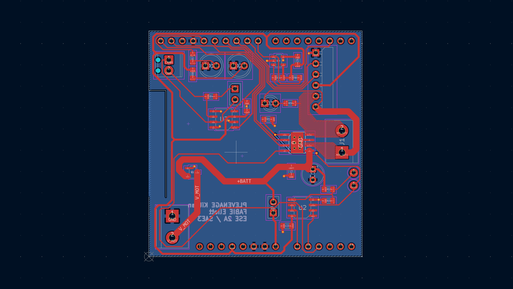 Carte de contrôle moteur DC